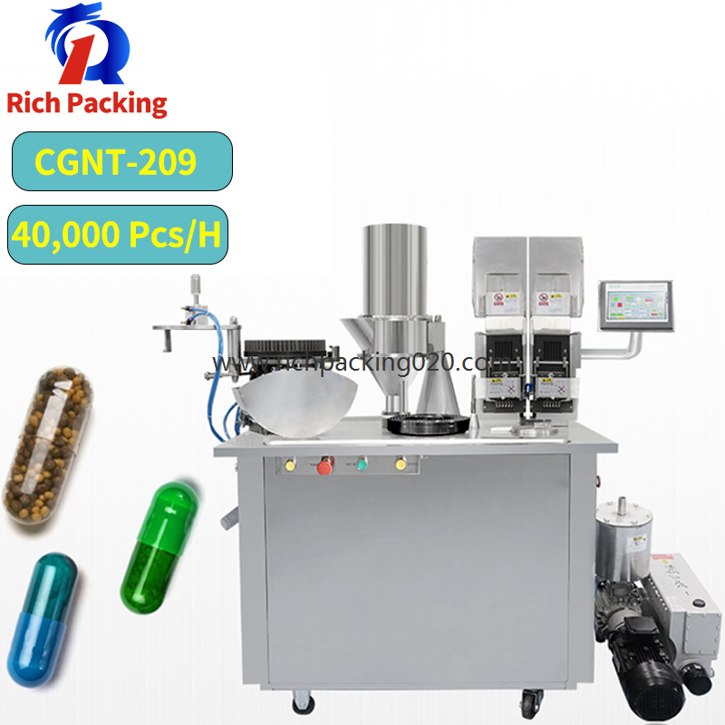 CGNT-209 Small Scale Semi Automatic Hard Gelatin Capsule Filler Capsule Filling Machine