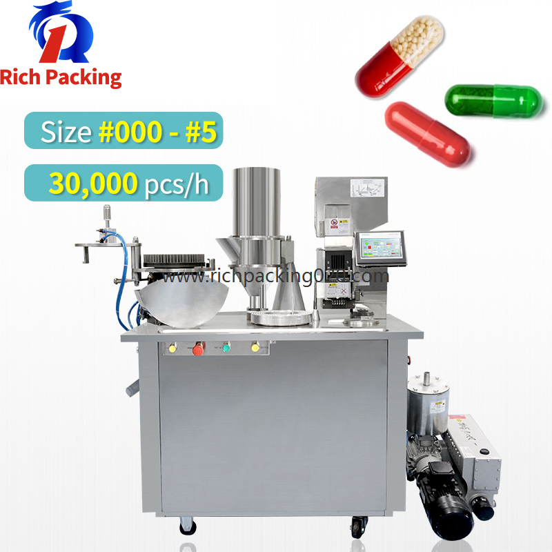 CGN 208 Semi Automatic Hard Gelatin Empty Capsule Powder Filling Machine