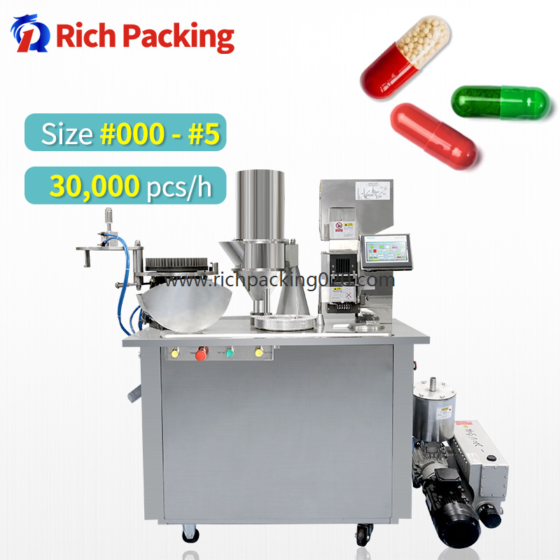 3 Years Warranty Semi Automatic Capsule Making Machine Pharmaceutical For Filling Medicine Powder Pellet Granule