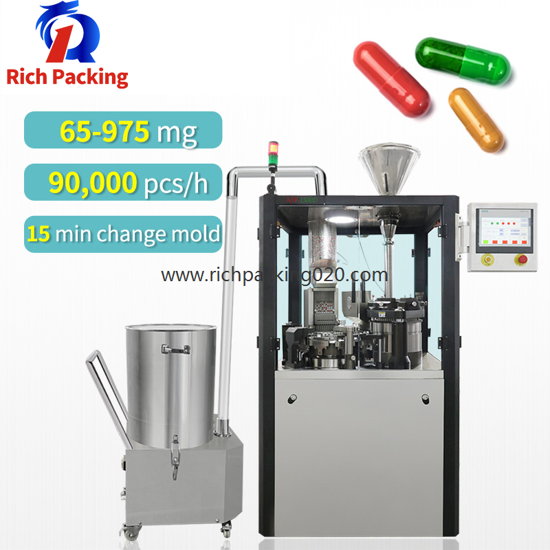 NJP-1500D Fully Automatic Pharmaceutical Empty Hard Gelatine Capsule Filling Machine