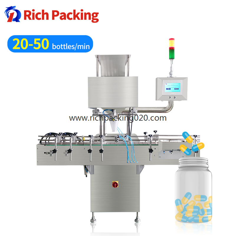 8 Passageway High Capacity Automation Tablet Capsule Counting Machine
