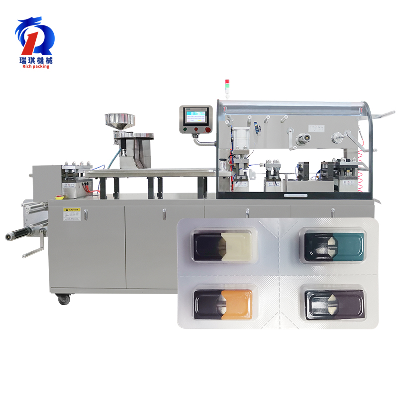 Process flow of blister packing machine