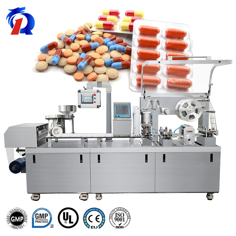 Operation of the vacuum pump of the blister packaging machine
