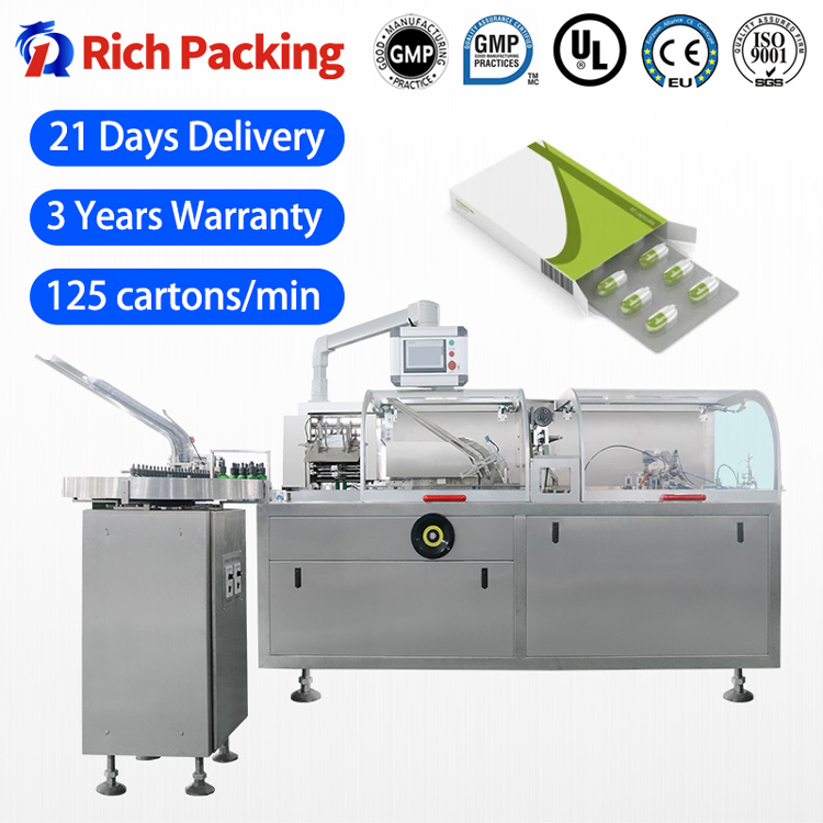 High Making Speed Cartoning Machine For Sachets