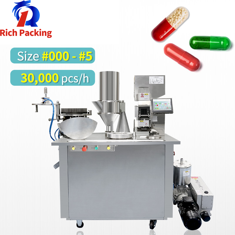 CGN 208 Semi Automatic Hard Gelatin Empty Capsule Powder Filling Machine