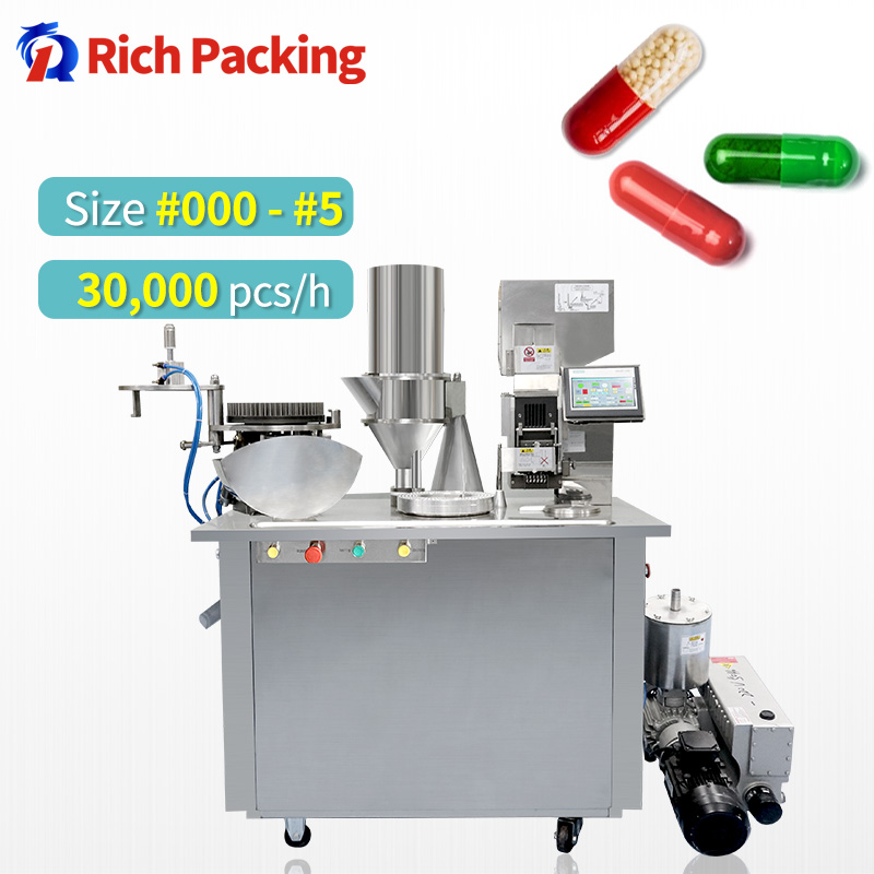 3 Years Warranty Semi Automatic Capsule Making Machine Pharmaceutical For Filling Medicine Powder Pellet Granule