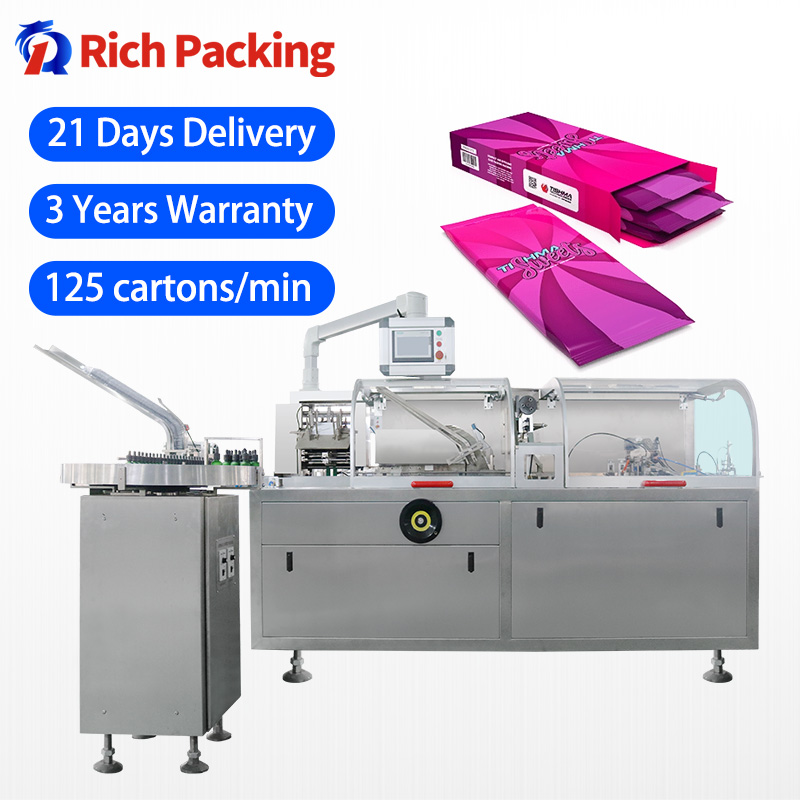 High Making Speed Cartoning Machine For Sachets