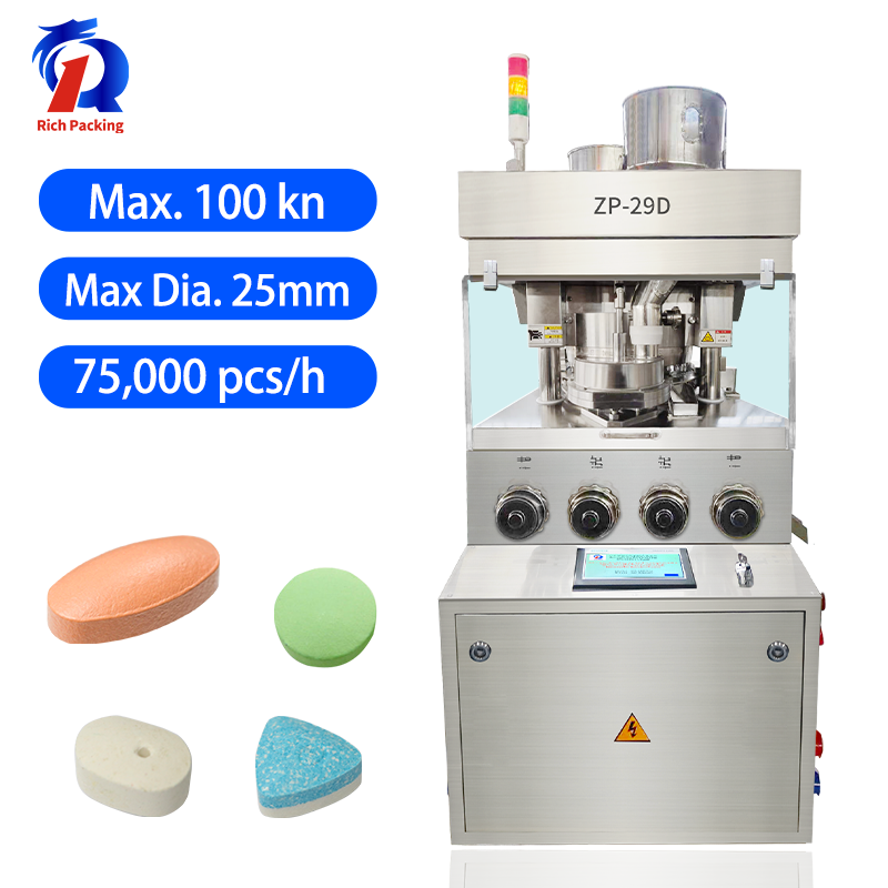 ZP 29D Pharmaceutical Medicine Powder Pellet Automatic Rotary Tablet Press Machine Manufacture