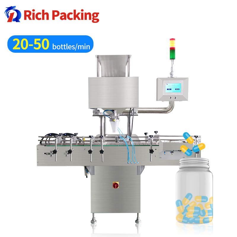 8 Passageway High Capacity Automation Tablet Capsule Counting Machine