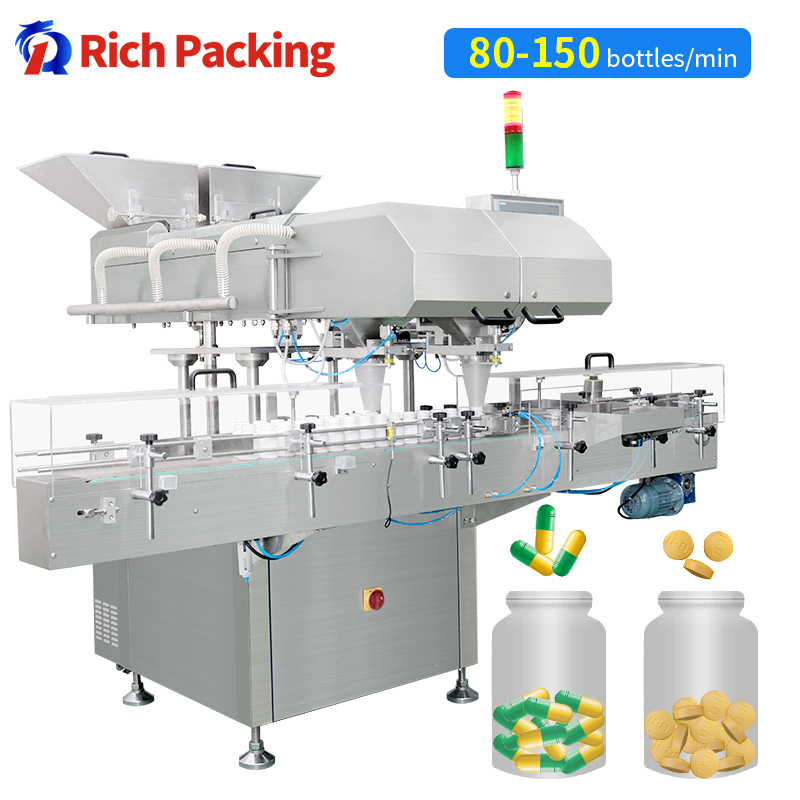 16 Lane Automatic Pharmaceutical Softgel Capsule Pill Tablet Counting Machine