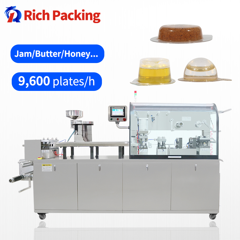 DPP-260S In Stock 3 Years Warranty Automatic Packaging Honey Butter Oil Sauce Jam Blister Packing Machine