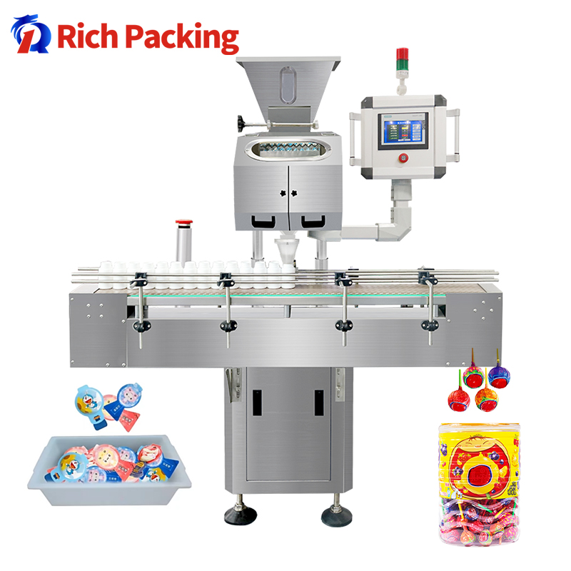 DSL 8-lane Electronic Automatic Patent lollipop Cheese Stick Counting Machine