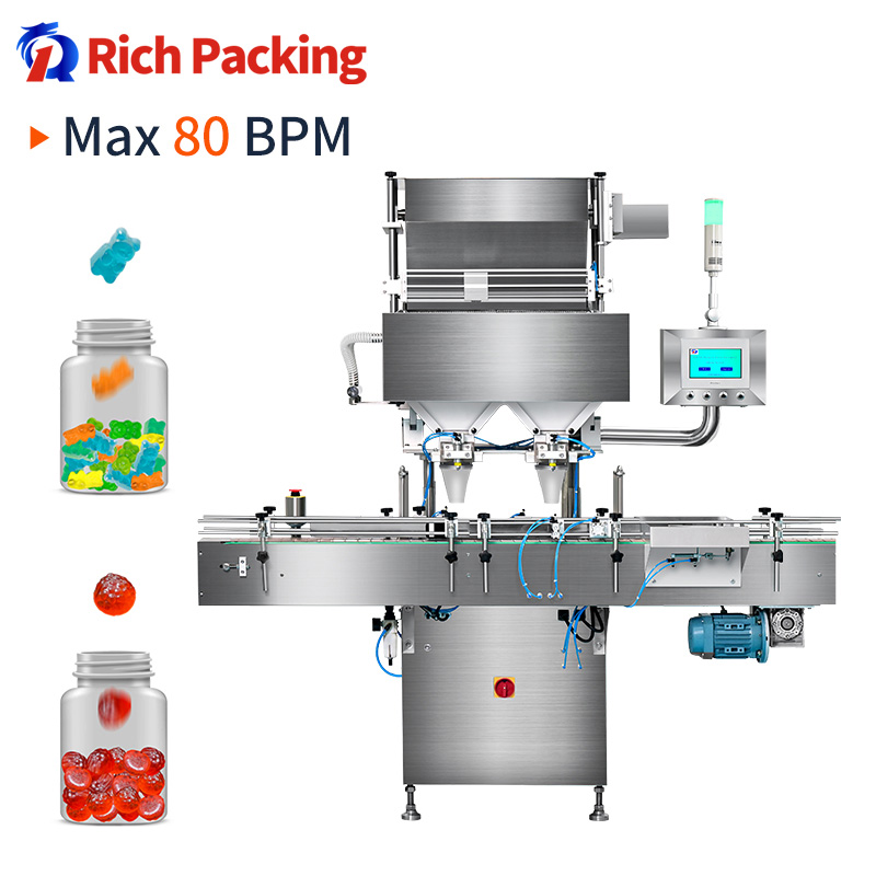 RQ-DSL-16R Gummy Bottle Filling Machine